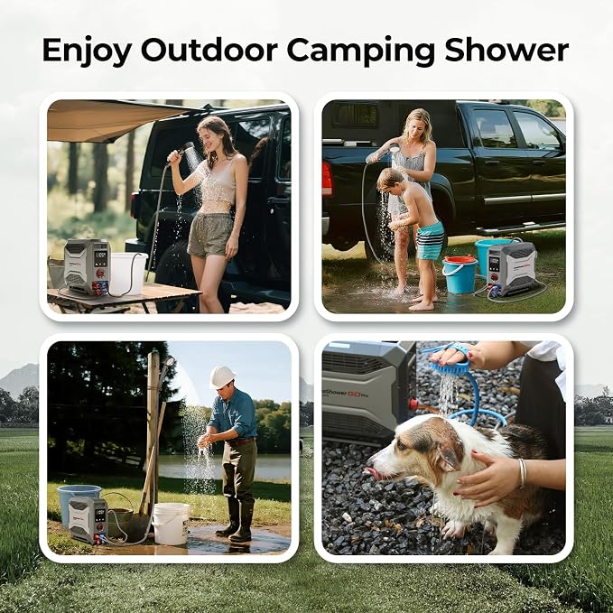 FOGATTI InstaShower GO Pro, Portable Propane Tankless Water Heater 22, 000 BTU - Image 9
