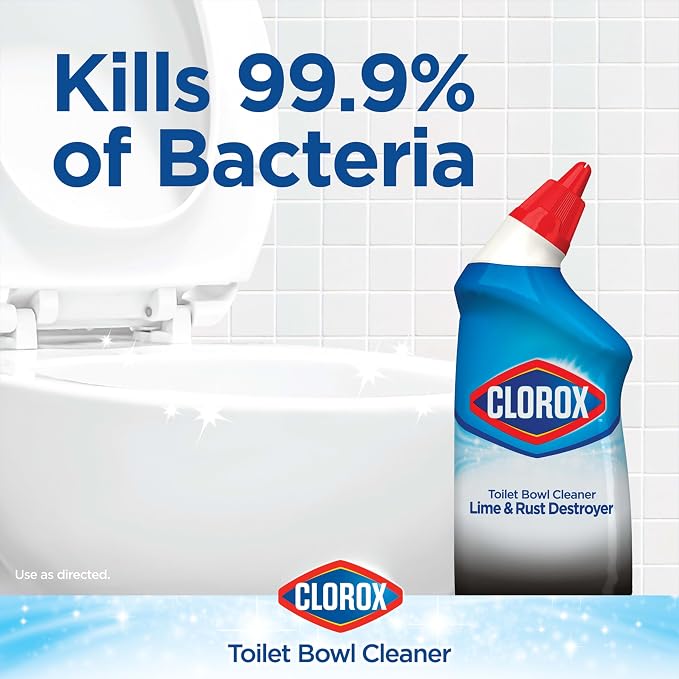 Clorox Toilet Bowl Cleaner Lime & Rust Destroyer, Automatic Toilet Bowl Cleaner - Image 3