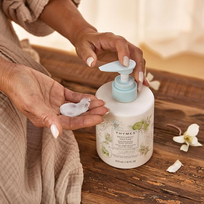 Thymes Large Replenishing Body Lotion - Image 4
