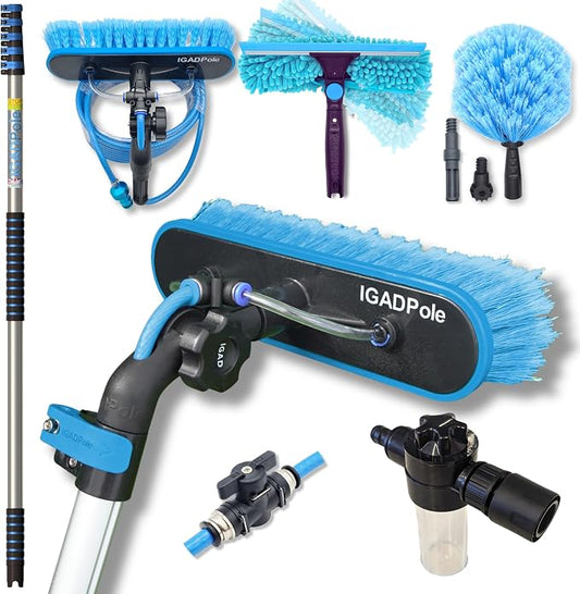 IGADPole 20 FT Water-Fed Washing Kit by IGAD