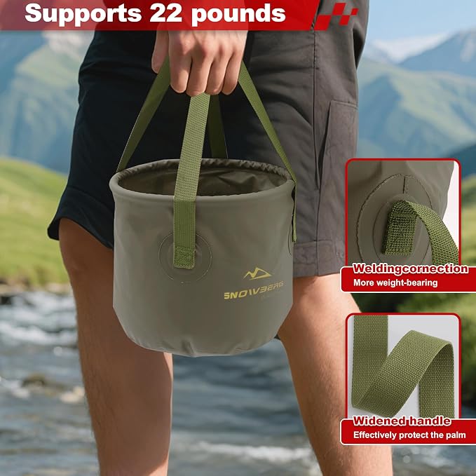 Multifunctional Collapsible Bucket, Portable Bin, Car Wash Bucket, Lightweight - Image 4