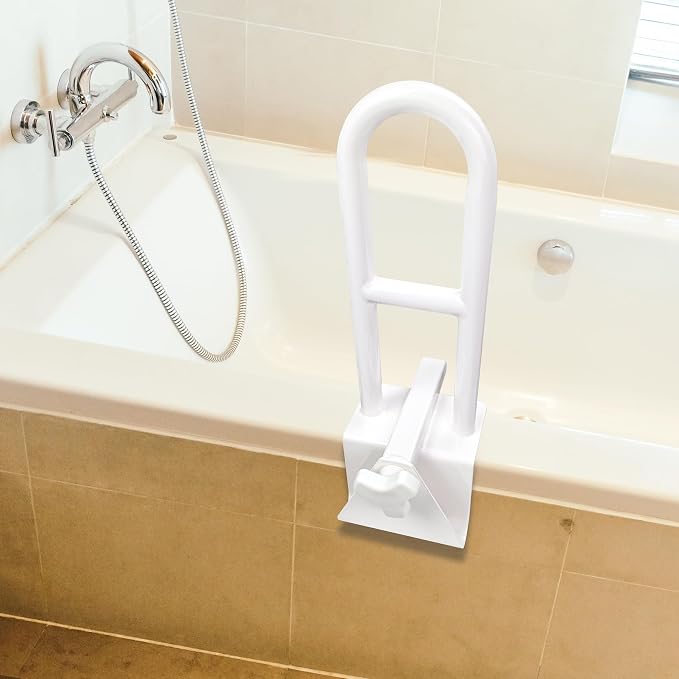 Bathtub Safety Rail Adjustable Shower Grab Bar - Image 9