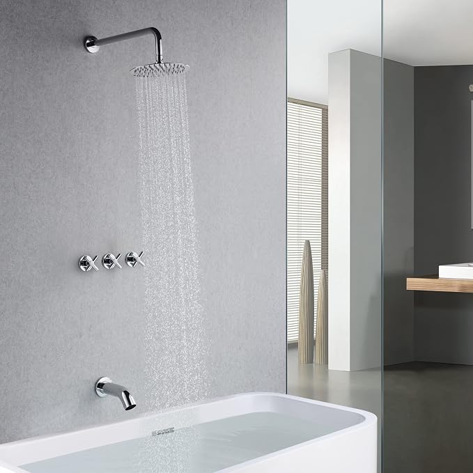SUMERAIN 3 Handle Shower Faucet Set - Image 4