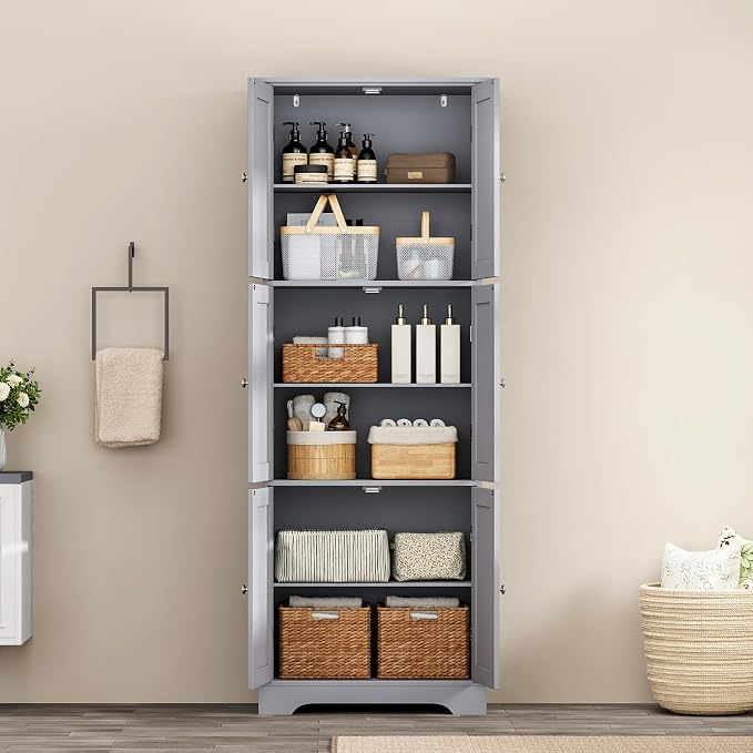 ChooChoo Tall Bathroom Storage Cabinet - Image 4