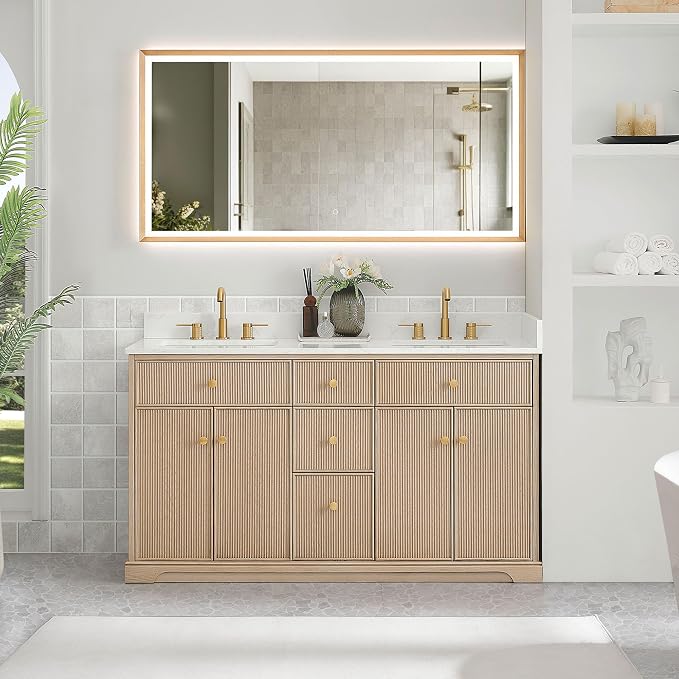 ALTAIR 60 in Bathroom Vanities Double Sink Vanity by ALTAIR