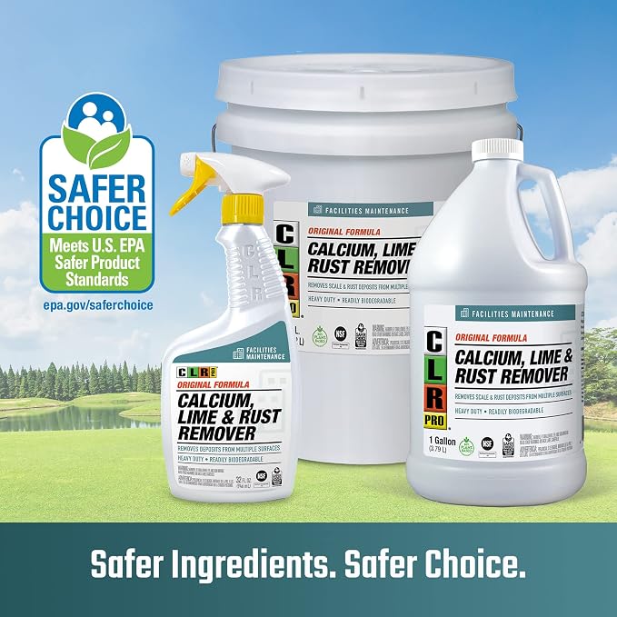 CLR PRO Calcium, Lime and Rust Remover, 1 Gallon Bottle - Image 6