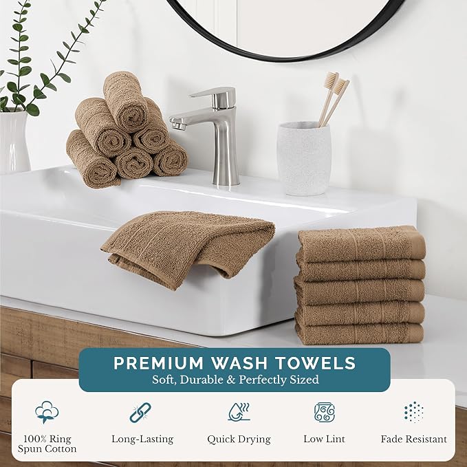 Casa Platino Washcloths 12 Pack - Image 2
