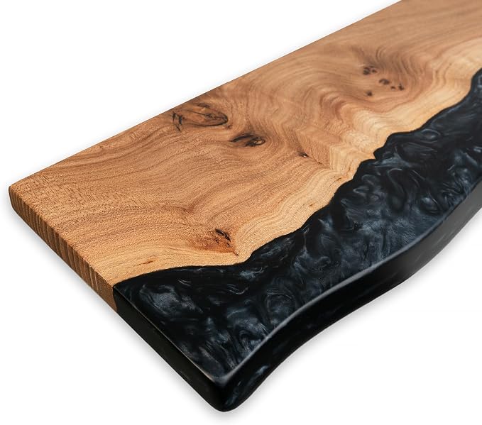 RWA Live Edge Floating Shelf – Unique Wood Floating Shelf - Image 6