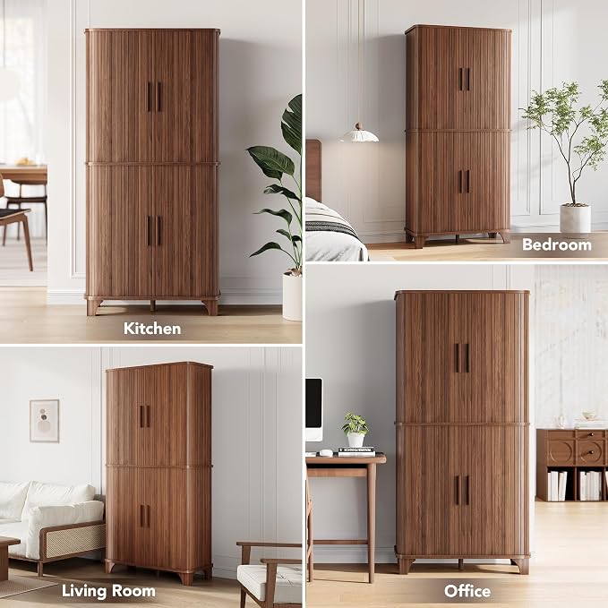 69" Tall Kitchen Pantry Storage Cabinet - Image 6
