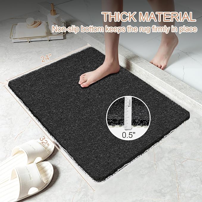 Joyhalo Shower Mats for Showers Anti Slip for Elderly, Bath Tub Mats for - Image 2