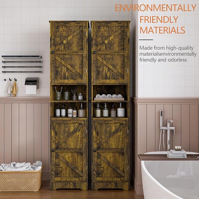 Tall Bathroom Cabinet, Storage Cabinet - Image 5