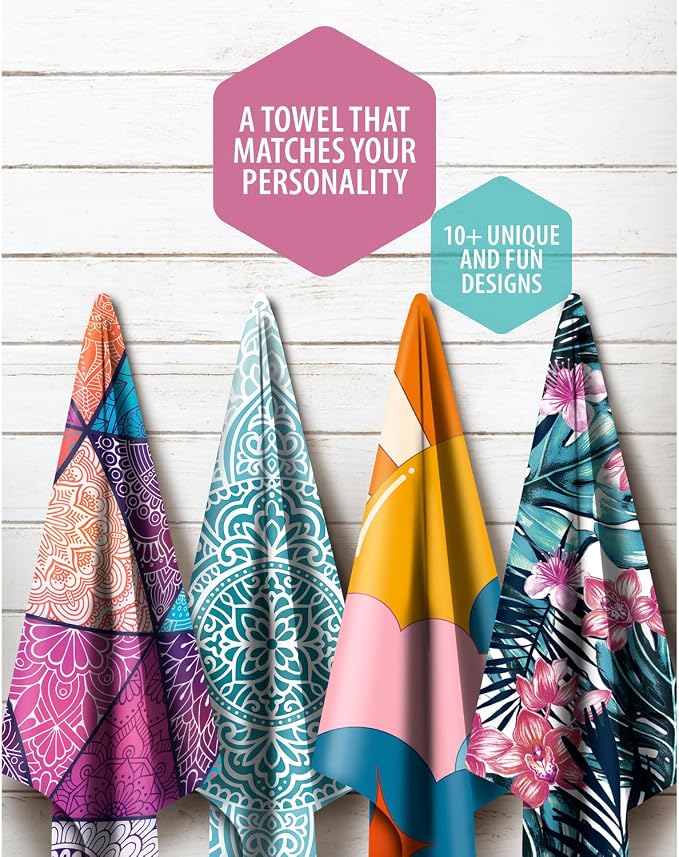 VENTURE 4TH Microfiber Beach Towel: Quick-Dry, Sandproof and Lightweight - Image 8