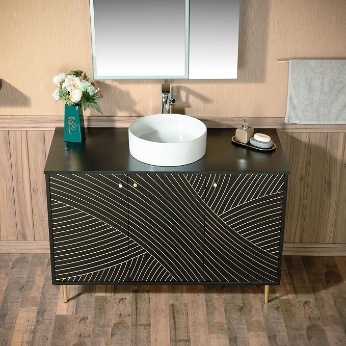 Woodbridge 48" Modern Bathroom Vanity - Image 3