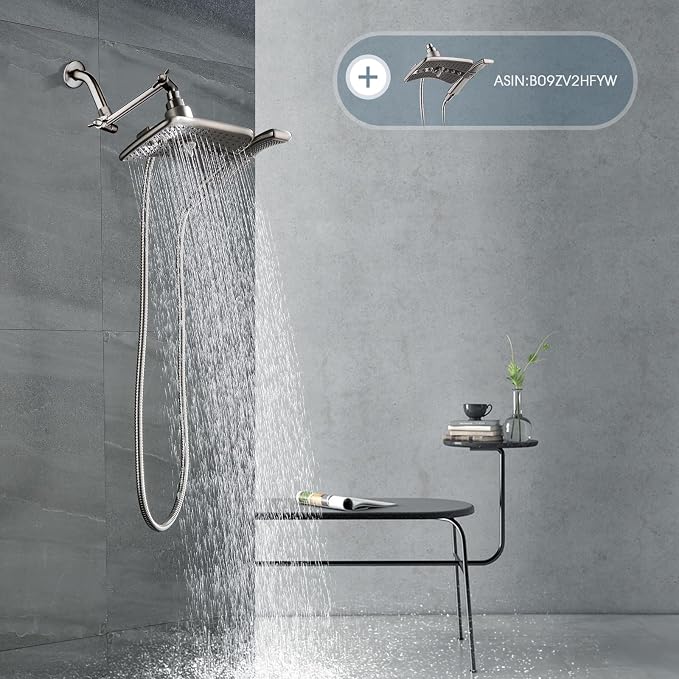 BRIGHT SHOWERS Brass Shower Arm Extender - Image 7