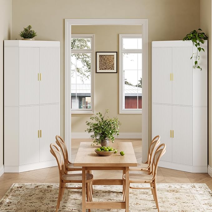 70.3'' Corner Cabinet, Corner Kitchen Pantry - Image 9