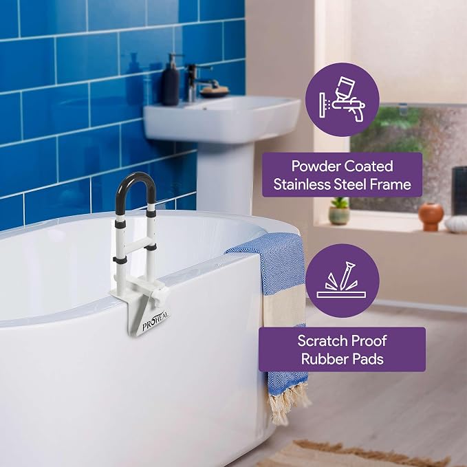 Adjustable Bathtub Grab Bar for Seniors and Fall Risk Patients - Image 4