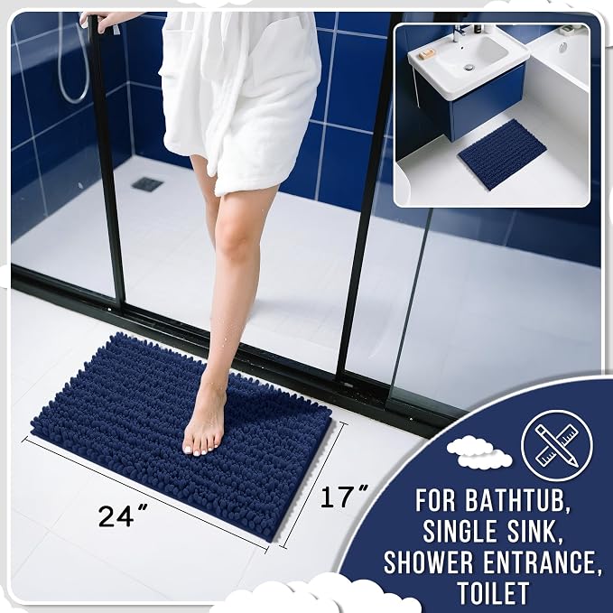 Yimobra Bathroom Rugs Non Slip Washable - Image 2