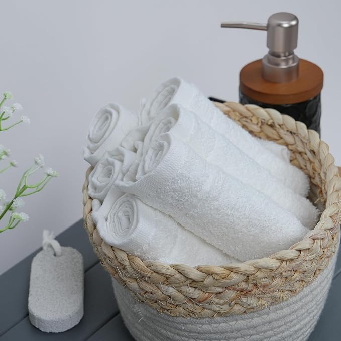 Tens Towels Pack of 24 Washcloths, 12 x 12 Inches, Lighter Weight, Quick to Dry - Image 7