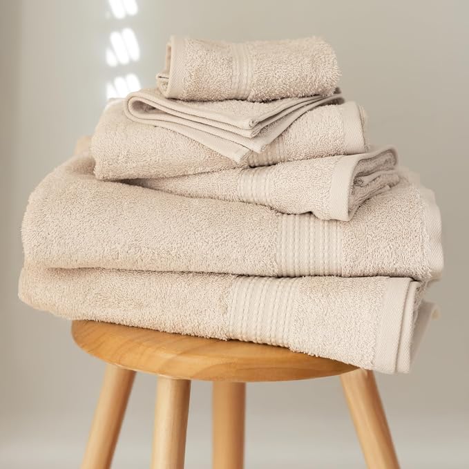 100% Turkish Cotton Towel Set of 6 - Image 6