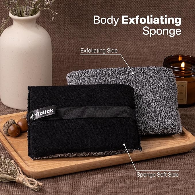 Yiclick Exfoliating Body Scrubber & Shower Exfoliator – Mens Body Scrubber & - Image 2