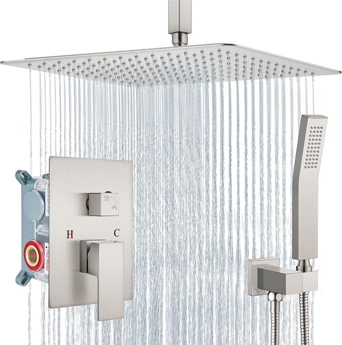 Aolemi Ceiling Mount Shower System Rain Shower Head by Aolemi