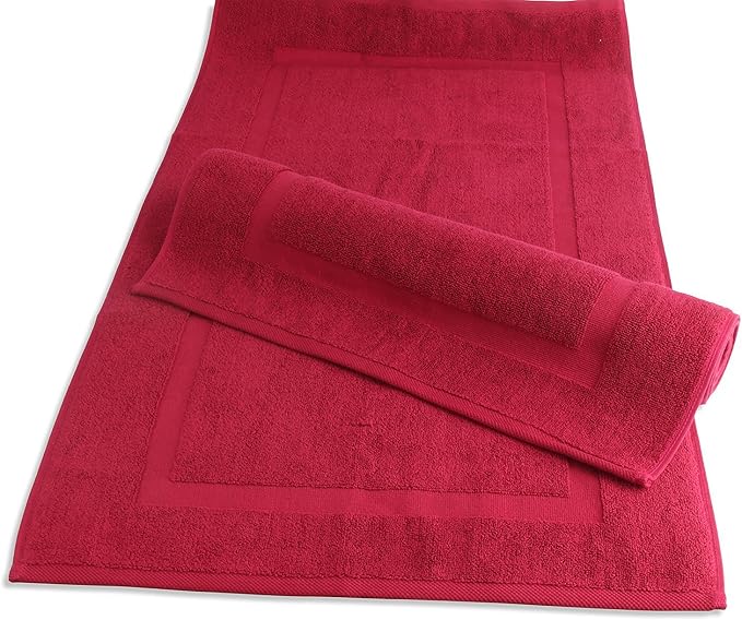 SALBAKOS 100% Turkish Cotton Bath Mat Set 2-Piece by SALBAKOS