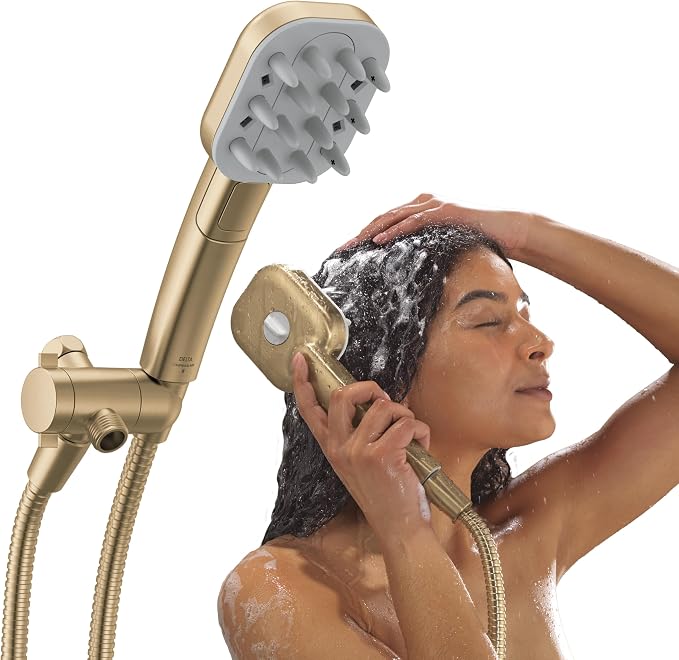 Delta VersaCurl Detangling Handheld Shower Head Tool by DeltaFaucet