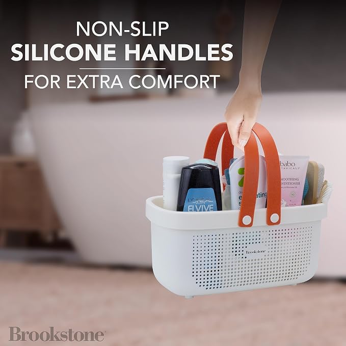 Brookstone BKH1635, Large Portable Shower Caddy - Image 2