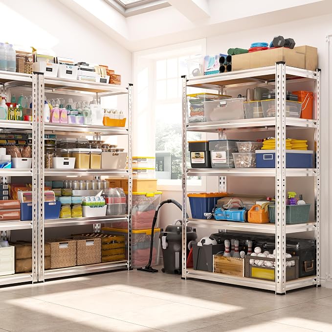 REIBII Storage Shelves 2020LBS Garage Shelving Heavy Duty Metal Shelving - Image 5