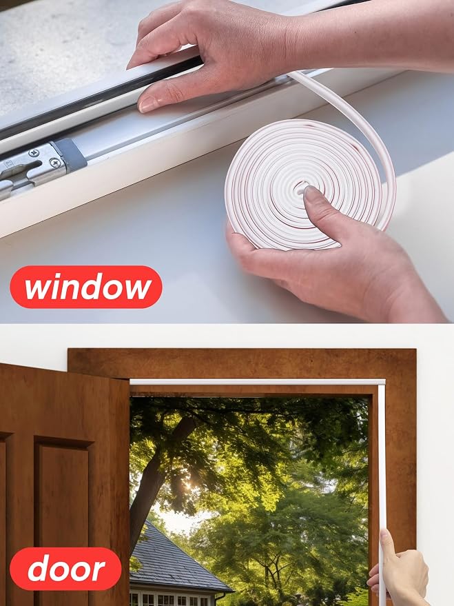 SUNMON Weather Stripping Silicone Door Seal Strip - Image 7