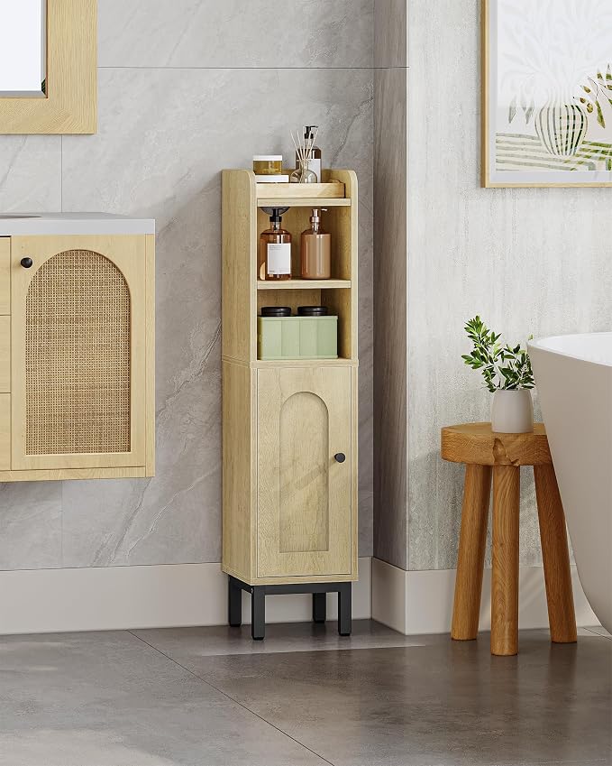 Bathroom Storage Cabinet, Small Corner Floor Cabinet - Image 3