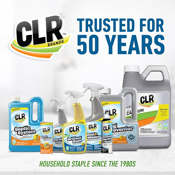 CLR Brands Calcium, Lime & Rust Remover, 26 oz. Spray Bottle, 2 Pack, Blasts - Image 8