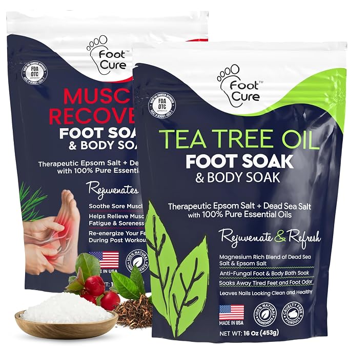 FOOT CURE Tea Tree Oil & Muscle Foot Soak by FOOTCURE