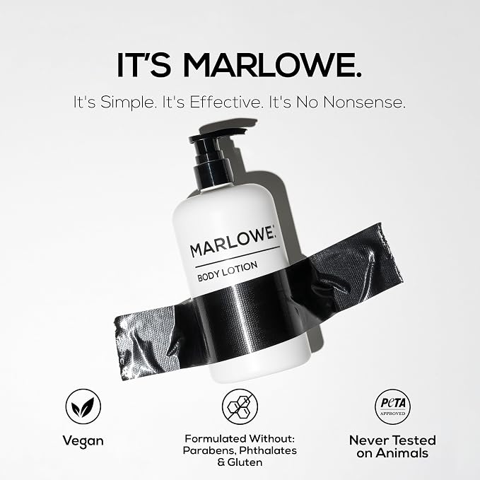MARLOWE. No. 002 Body Lotion 15 oz Pump, Revitalizing Dry Skin Lotion - Image 3