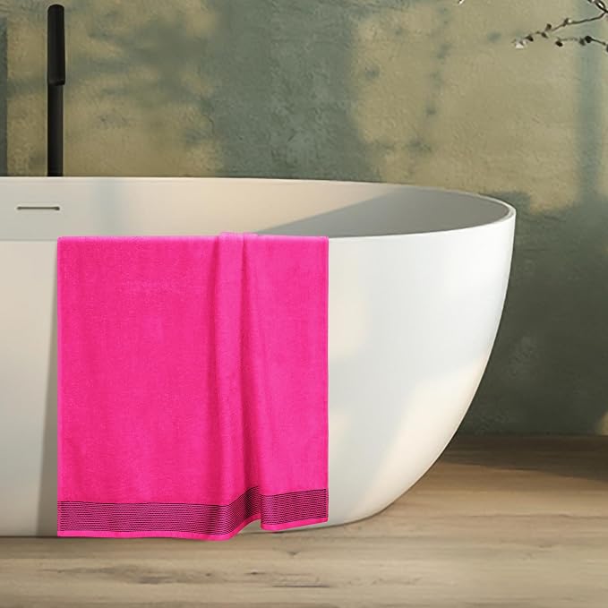 Belizzi Home Cotton 2 Pack Oversized Bath Sheet 35 x 70, Large Bath Sheet - Image 4