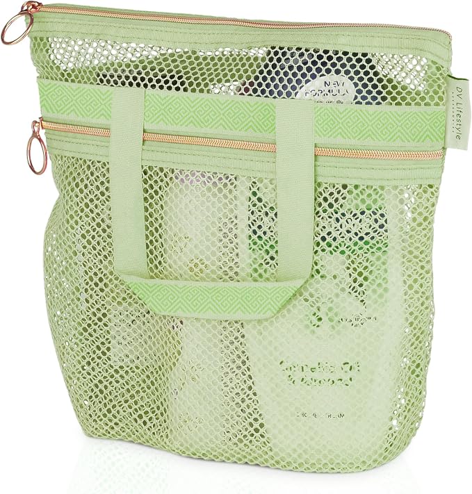 Mesh Shower Bag 10.2x9.9'' Quick-Dry Caddy by DVLifestyle