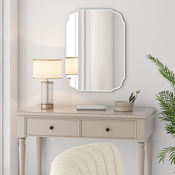 Silver Wall Mirror-Beveled Edge Frameless Mirror - Image 7