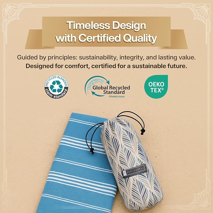 BAY LAUREL Turkish Beach Towel - Image 2