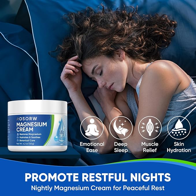 Topical Magnesium Cream for Sleep – Soothing Magnesium Lotion for Legs - Image 2