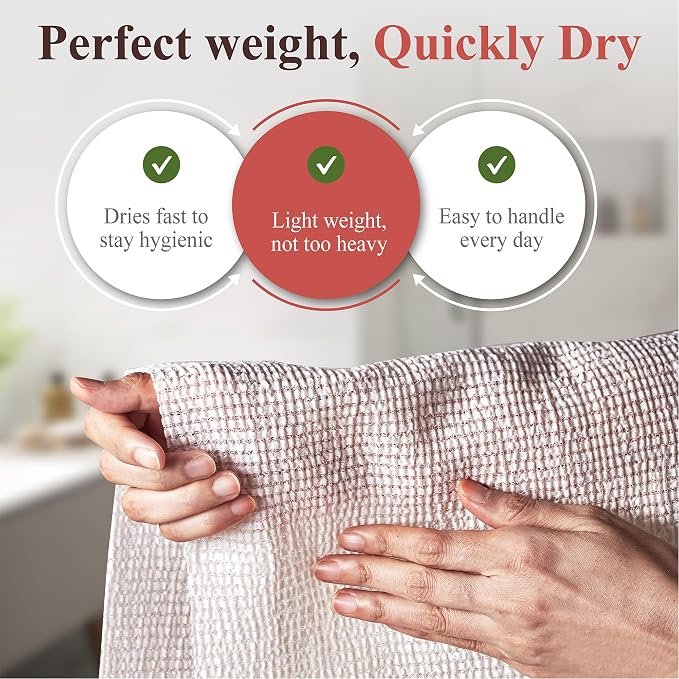 Korean Exfoliating Washcloth 2-Pack – Non-Irritating Cotton-Blend Exfoliating - Image 4