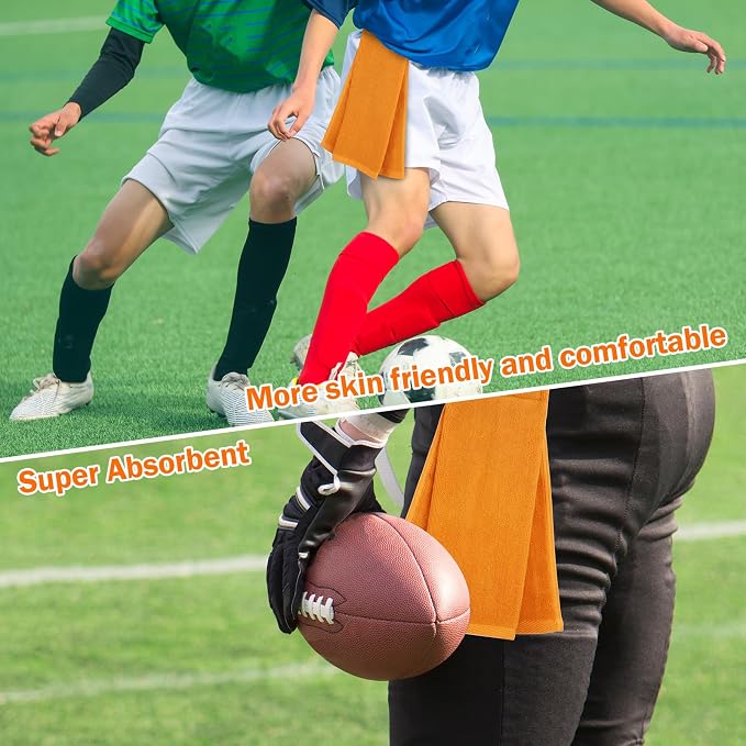 Shimeyao 2 Pcs Cotton Sports Football Towel - Image 6