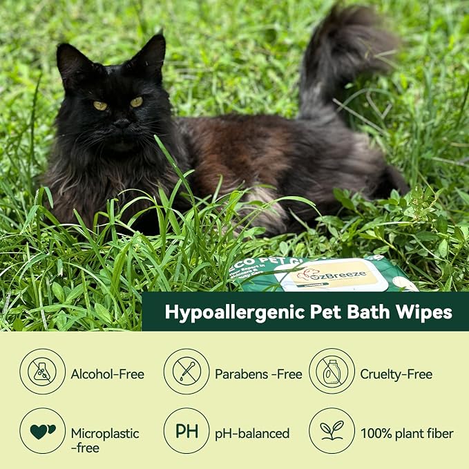 ECO PET Glove Wipes, PET Cleaning & Deodorizing Bath Wipes - Image 5