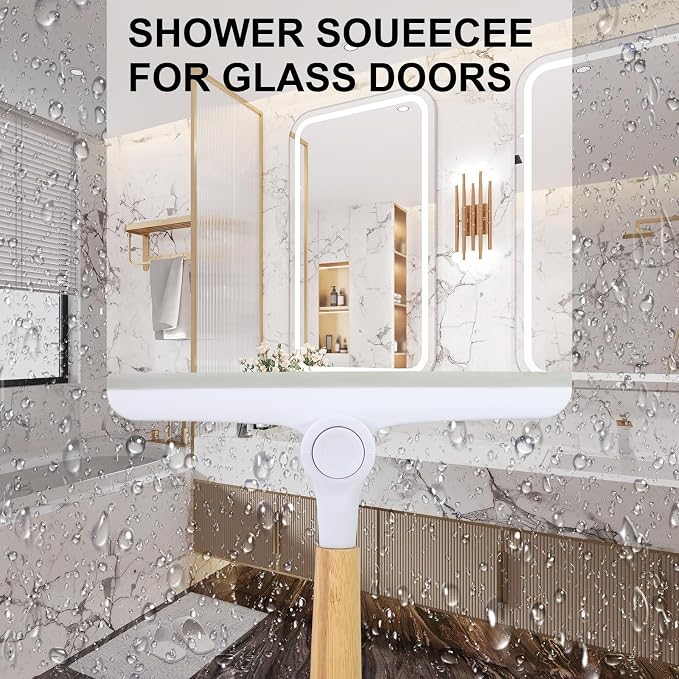 9.5" Shower Squeegee, Handheld Squeegee - Image 4