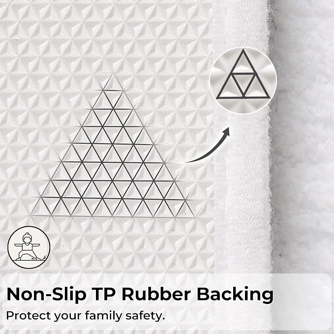 GRANNY SAYS Bathroom Rugs Sets 3 Piece, Soft Absorbent Microfiber Bath Mats - Image 7