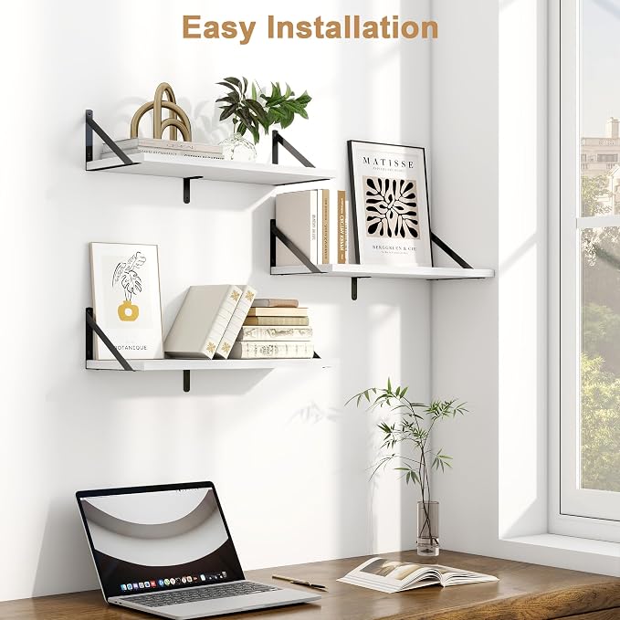 Fun Memories Floating Bookshelves, Decorative Wall Shelf - Image 2