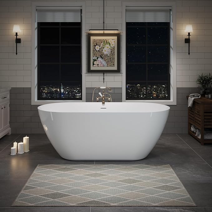 ABRUZZO 60" Acrylic Freestanding Bathtub by ABRUZZO