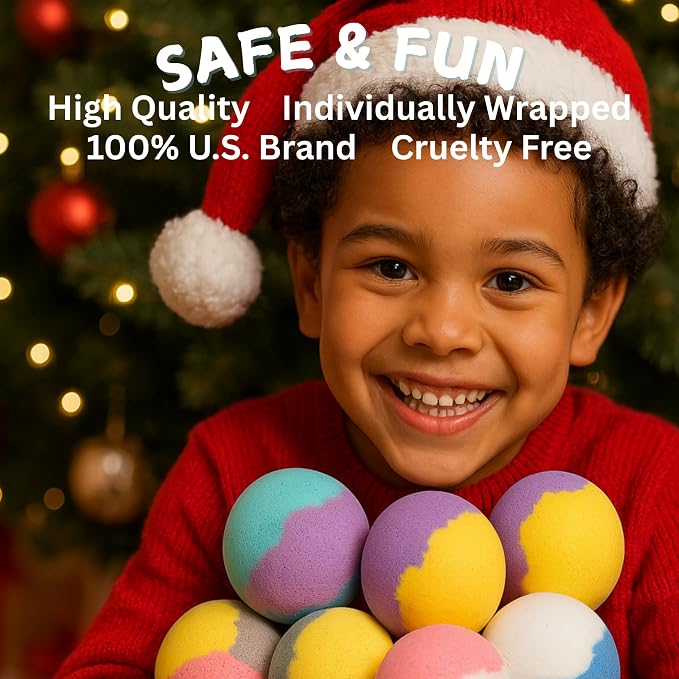 EvolutionUSA Black Epic Superhero Bath Bombs - Image 4