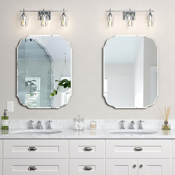 Silver Wall Mirror-Beveled Edge Frameless Mirror - Image 4