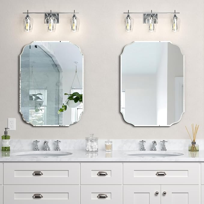 Silver Wall Mirror-Beveled Edge Frameless Mirror - Image 4