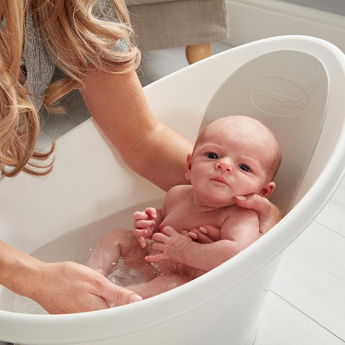 Shnuggle Newborn Baby Bath | Built in Support Bump and Soft Backrest | Suitable - Image 7